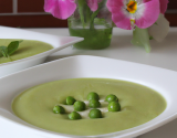 Sweet pea soup - Velouté de petits pois