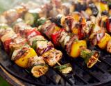 Brochettes de poulet au barbecue