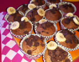 Muffins choco-banane