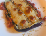 Parmigiana d'aubergine contemporaine