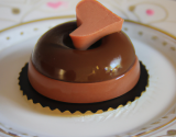 Entremet au chocolat au cœur crémeux