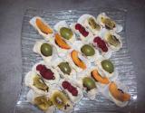 Sushi aux fruits frais