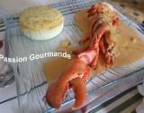 Demi homard et sa mousseline de poisson