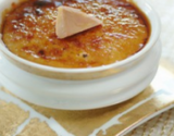 Crème brûlée exotique au foie gras