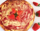 Tarte au fromage blanc & fraises