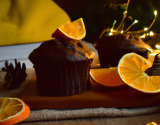 Muffin chocolat orange de Noël