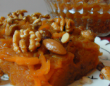 Halwa aux carottes et noix de cajou caramélisées