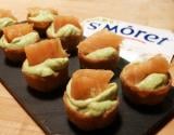 Croustades avocat saumon