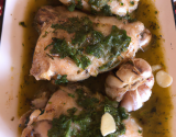 Poulet à l' ail