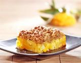 Crumble d'ananas mangue pain d'épices