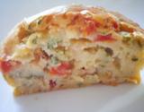 Cake tomate courgette aux fanes de radis