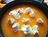 Velouté de potiron à la feta