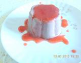 Panna cotta au coulis de fruits rouges