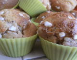 Muffins à la vanille et pépites de chocolat