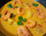 Crevettes au curry et lait de coco : facile et rapide à préparer