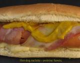 Hot dog raclette poitrine fumée