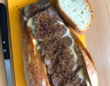 Steak de bœuf pané au pain d'épices