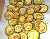 Eventail de courgettes