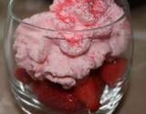 Verrine de fraises, Chantilly  au  Marsmallow