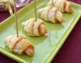 Petits croissants au saumon fumé