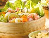 Salade exotique aux crevettes