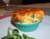 Soufflé au fromage et au cresson maison