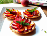 Tartelette fraises nectarines