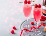 Soupe de champagne fraises et framboises