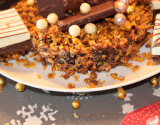 Gâteau de Noël au milka et aux ceréales