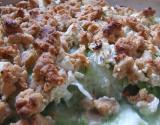 Crumble courgette et boursin