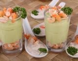 Verrines aux avocats et crevettes