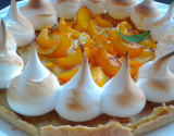 tarte aux abricots meringuée