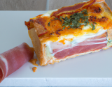 Brick au jambon et roquefort