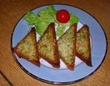 Toasts aux crevettes