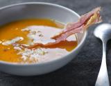 Crème de butternut et Jambon de Bayonne Aoste Sélection