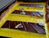 Tarte marbrée citron chocolat