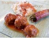 Boulettes de bœuf sauce aigre-douce