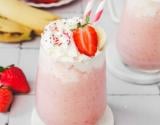 Smoothie à la fraise et à la banane