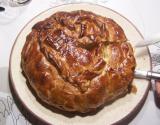 Tourte à la viande et fromage ail et fines herbes