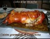 Cochon de lait rôti au four