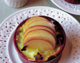 Soufflé de pommes de terre aux fruits rouges