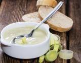 Soupe de blancs de poireaux