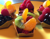 Papillotes aux fruits