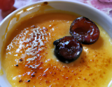 Crème brûlée aux mirabelles et bergamote