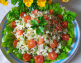 Salade de riz printanière