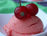 Sorbet à la cerise!