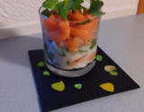 Verrine au saumon rapide