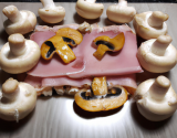 Serpentini jambon et champignons