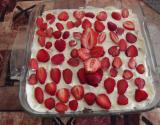 Tiramisu aux fraises et aux sablés