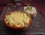 Gratin de pétoncles au curry